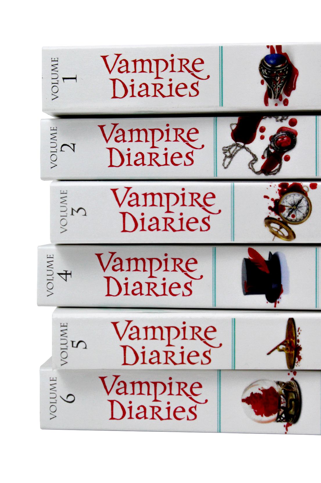 The Complete Collection The Vampire Diaries: Stefan's Diaries 1-6 Books Box Set By L.J. Smith(Origins, Bloodlust, The Craving, The Ripper, The Asylum & The Compelled)