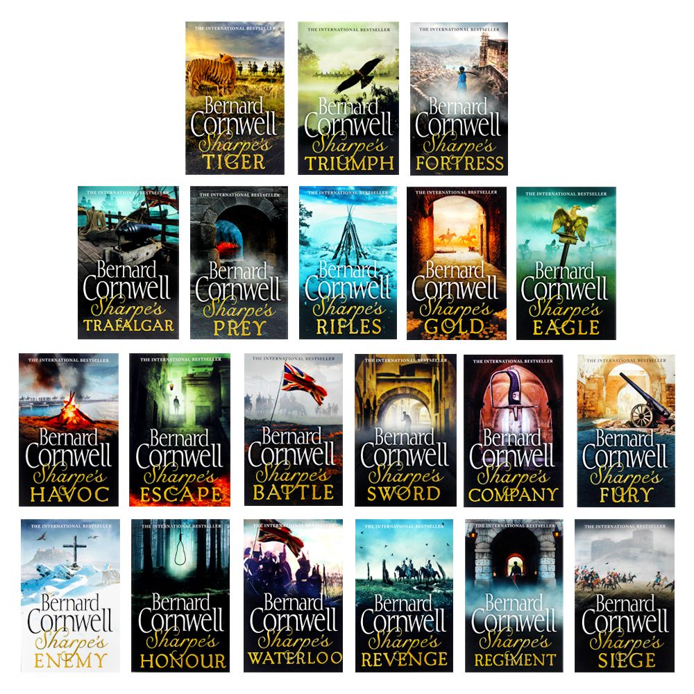 Bernard Cornwell The Sharpe Series – 1-20 Book Collection: Gripping Historical Fiction, Military Adventure, War, Action & Bestselling Novels