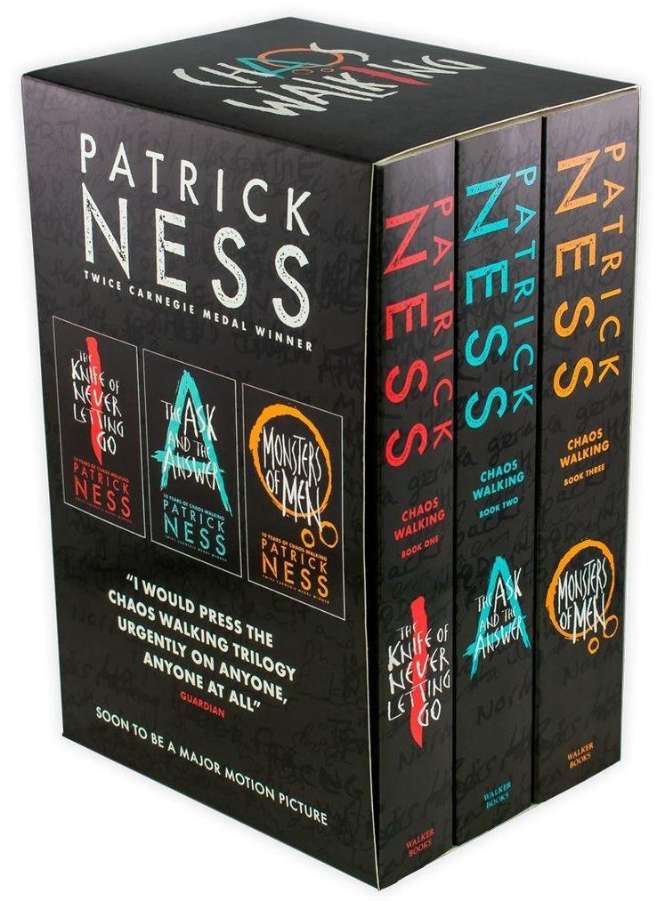 Patrick Ness Chaos Walking series 3 Books Set Collection, The Ask And The Answer