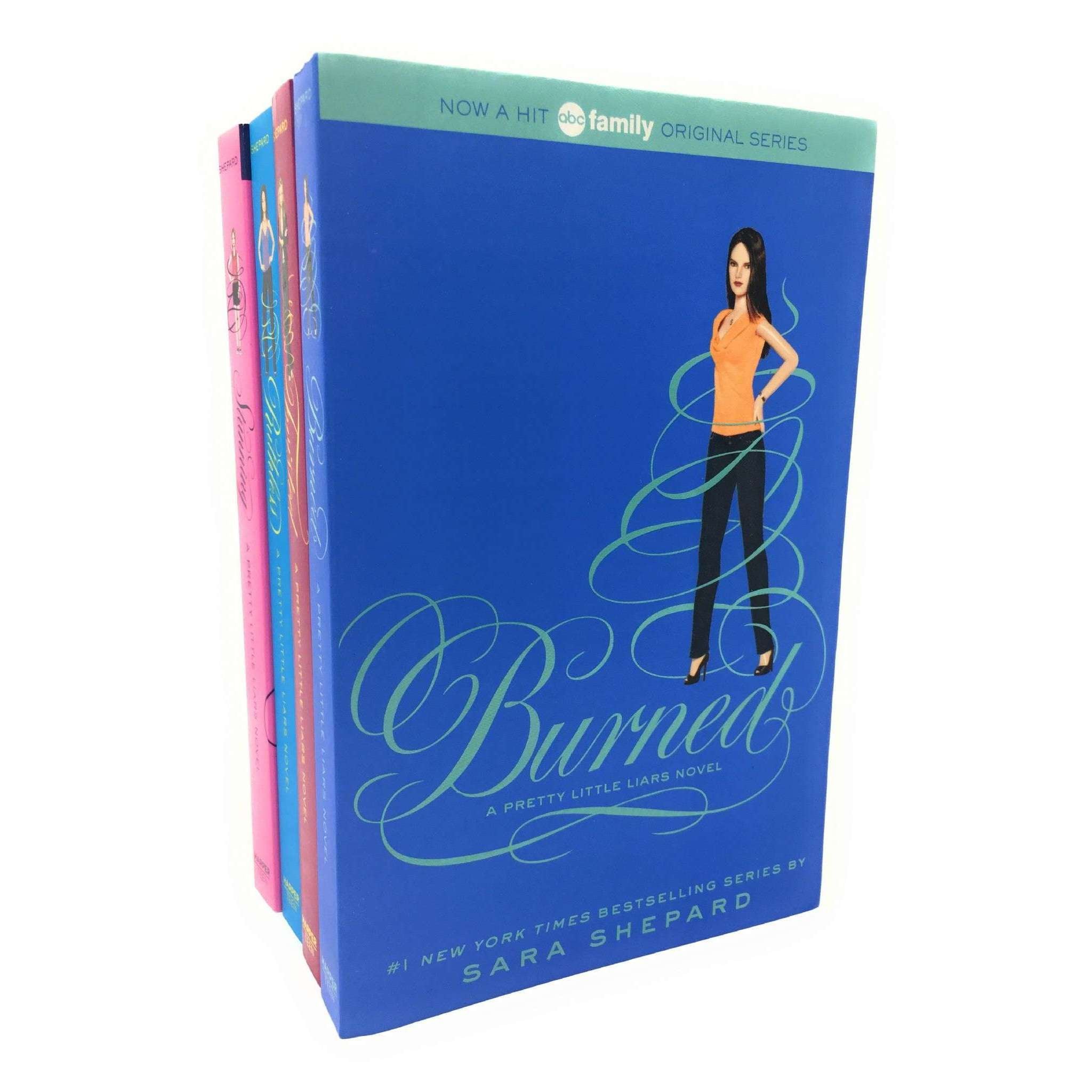 Pretty Little Liars 4 Books Box Set Collection By Sara Shepard, Burned Series 3