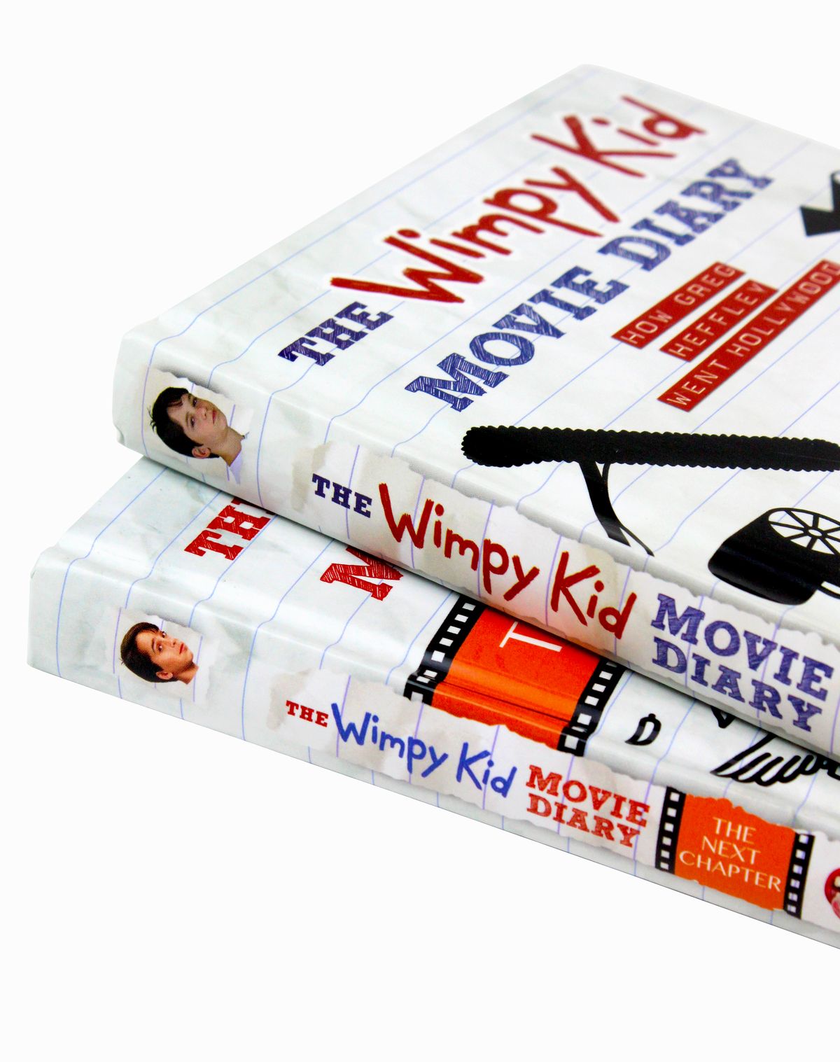 The Wimpy Kid Movie Diary Collection 2 Books Set By Jeff Kinney (The Next Chapter, How Greg Heffley Went Hollywood)