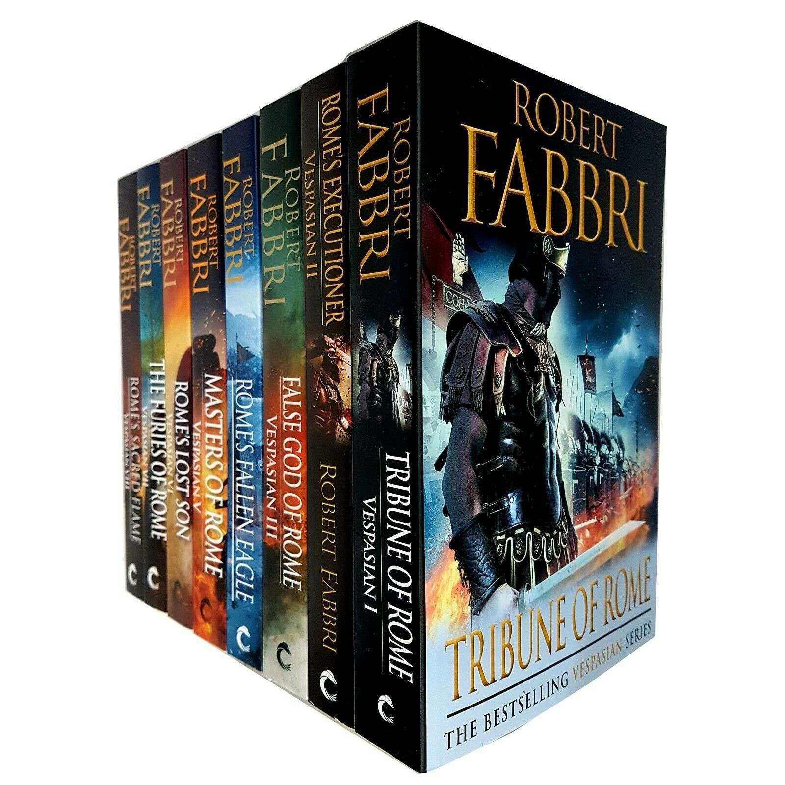 Robert Fabbri Vespasian Series 8 Books collection set Corvus Paperback