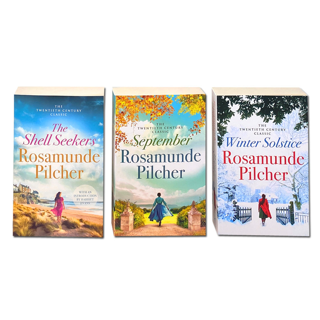 Rosamunde Pilcher Collection 3 Books Set - September, Winter Solstice, The Shell Seekers