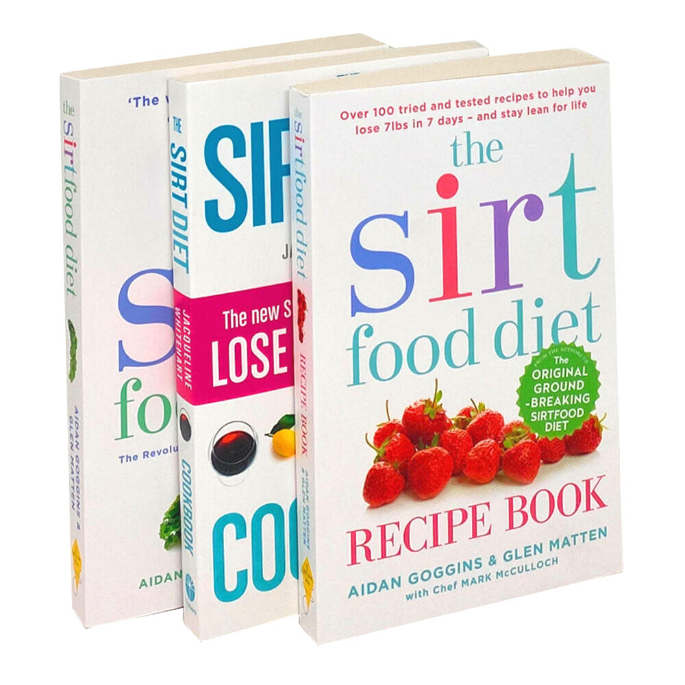 The Sirt Food Diet 3 Book Set Collection By Aidan Goggins & Glen Matten, The Sirt Food Diet Recipe