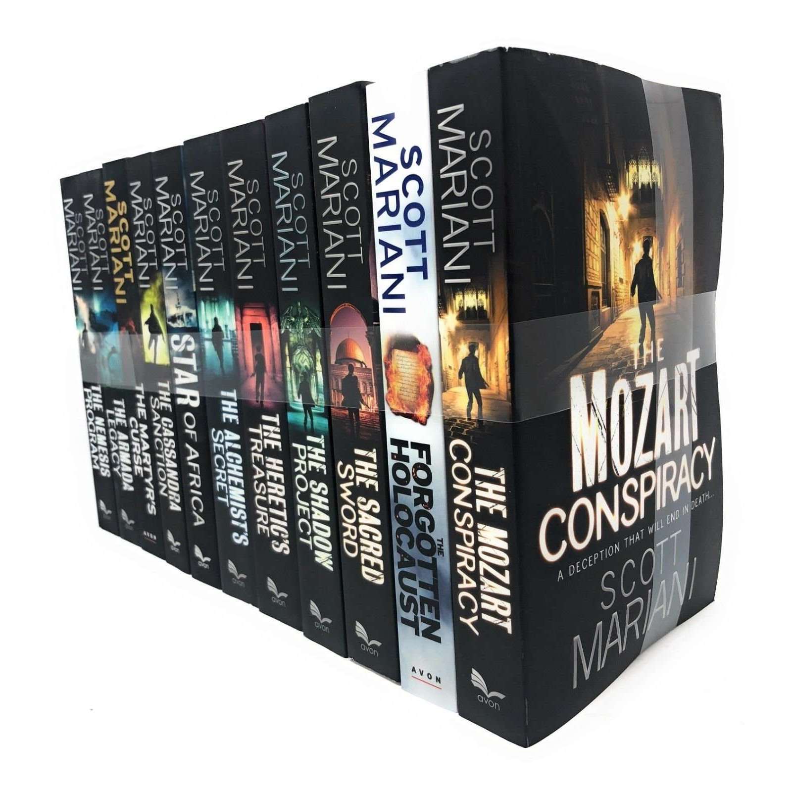 Scott Mariani 11 Books Set Collection Mozart Conspiracy, Sacred Sword