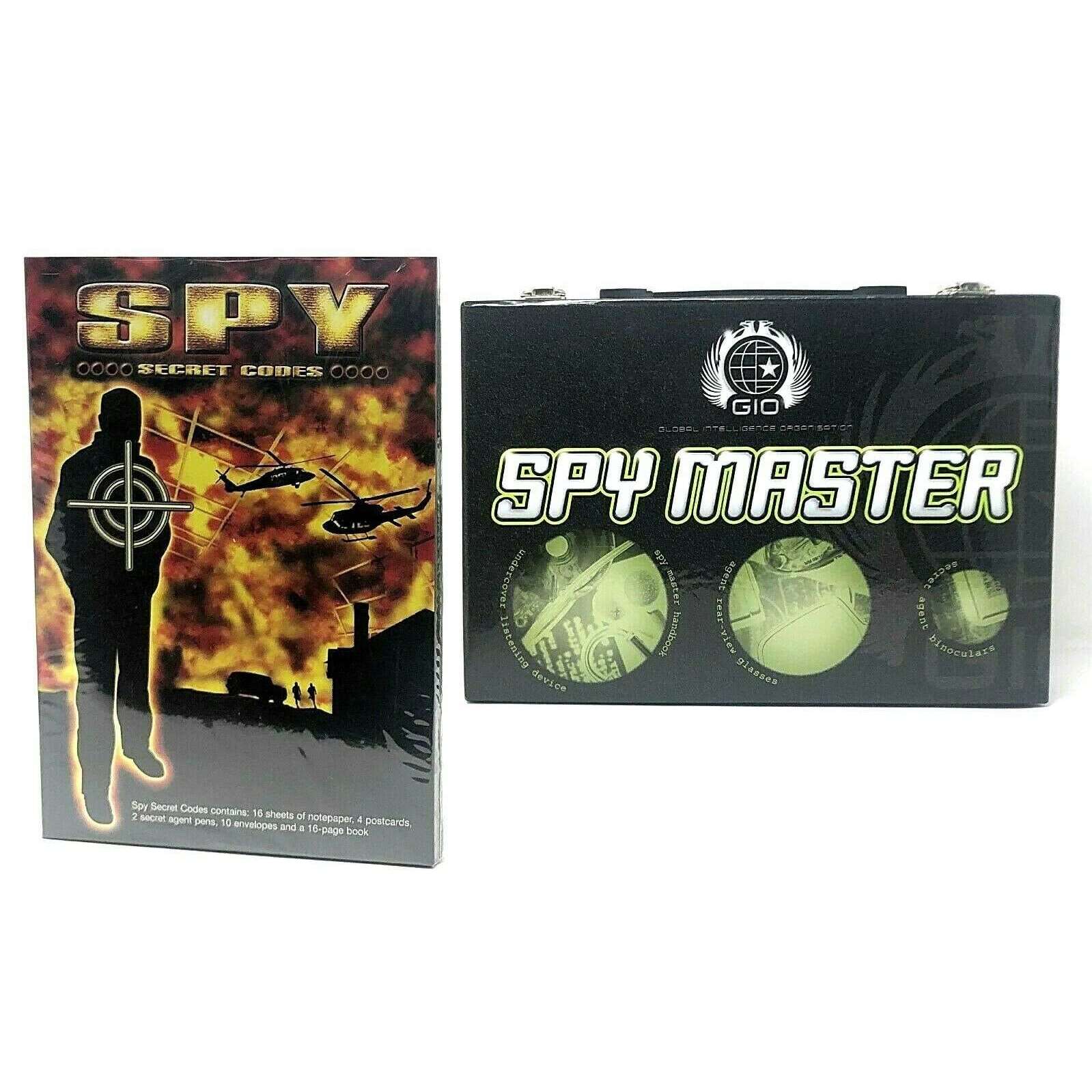 Spy Master Briefcase and Spy Secret Codes Communication Collection Kit Set