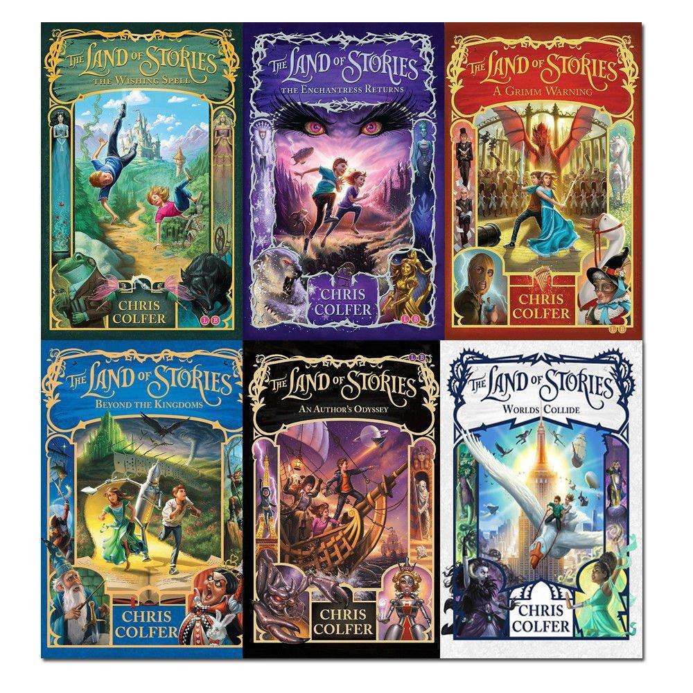 The Land Of Stories 6 Book Series Collection Deluxe Box Set by Chris Colfer|Magical Children's Fantasy Adventure| Middle Grade Books for Young Readers