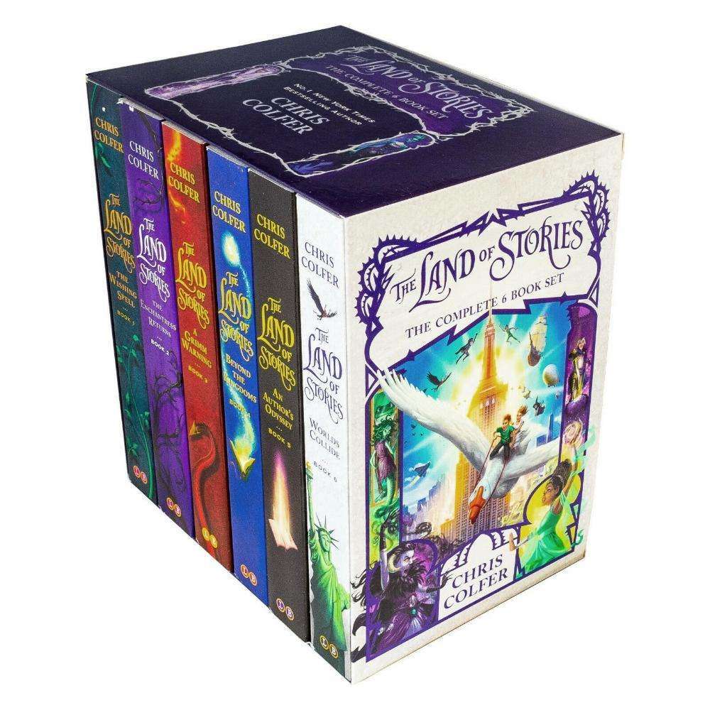 The Land Of Stories 6 Book Series Collection Deluxe Box Set by Chris Colfer|Magical Children's Fantasy Adventure| Middle Grade Books for Young Readers