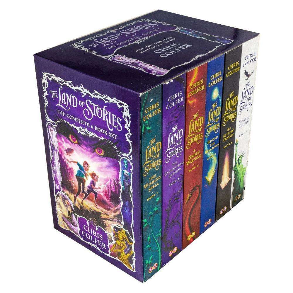 The Land Of Stories 6 Book Series Collection Deluxe Box Set by Chris Colfer|Magical Children's Fantasy Adventure| Middle Grade Books for Young Readers