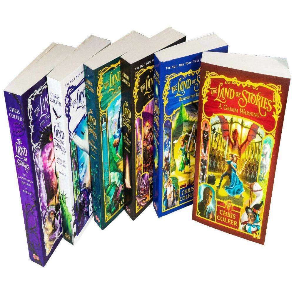 The Land Of Stories 6 Book Series Collection Deluxe Box Set by Chris Colfer|Magical Children's Fantasy Adventure| Middle Grade Books for Young Readers