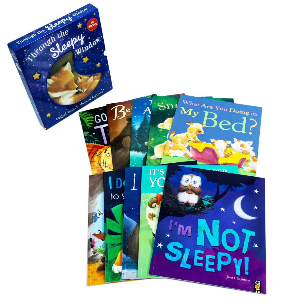 Through The Sleepy Window 10 Books Set Box Collection Inc Goodnight Tiger