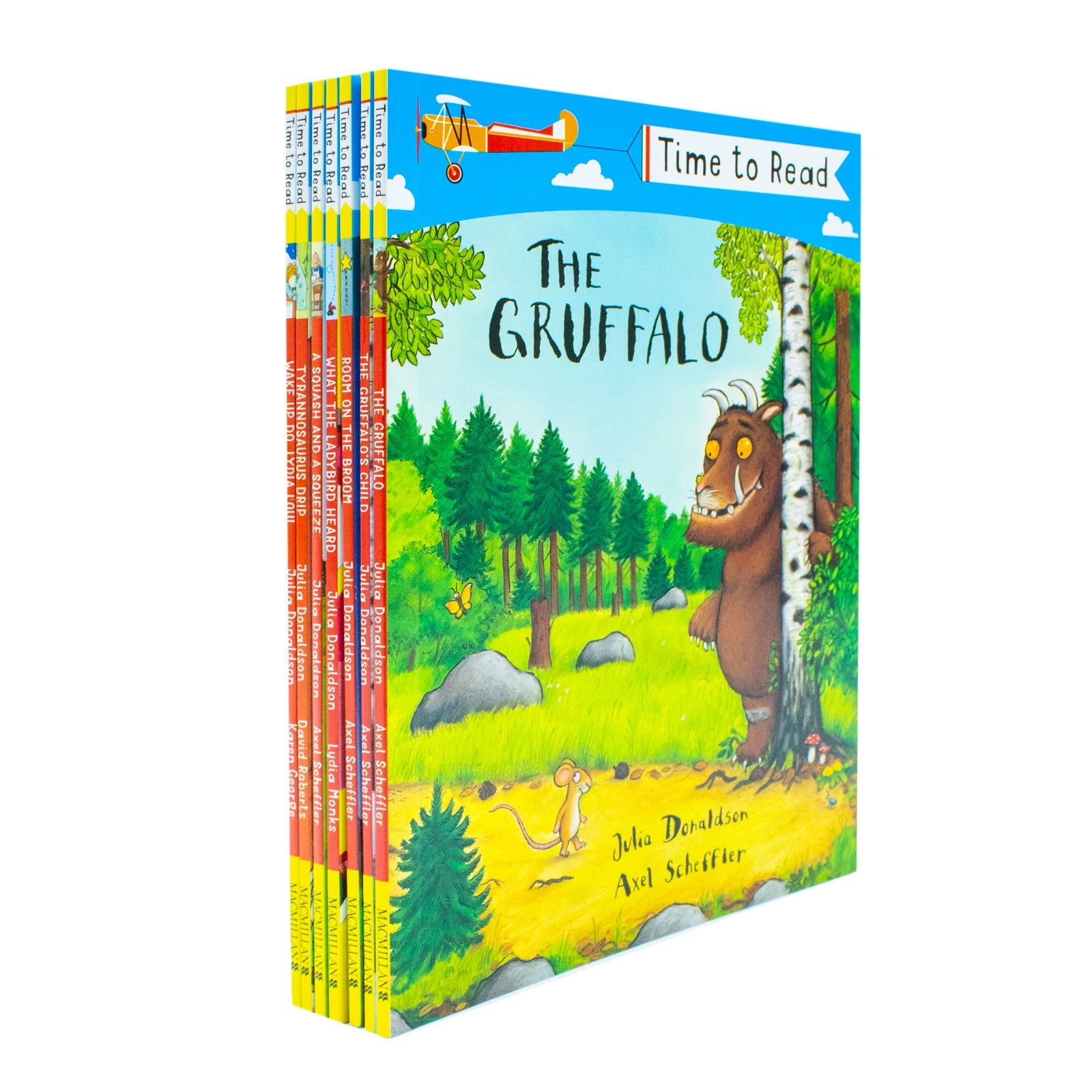 The Gruffalo, Julia Donaldson Time To Read 7 Books Illustrated Collection, Room on the Broom, Perfect for 4+ Year Olds, Engaging Early Readers