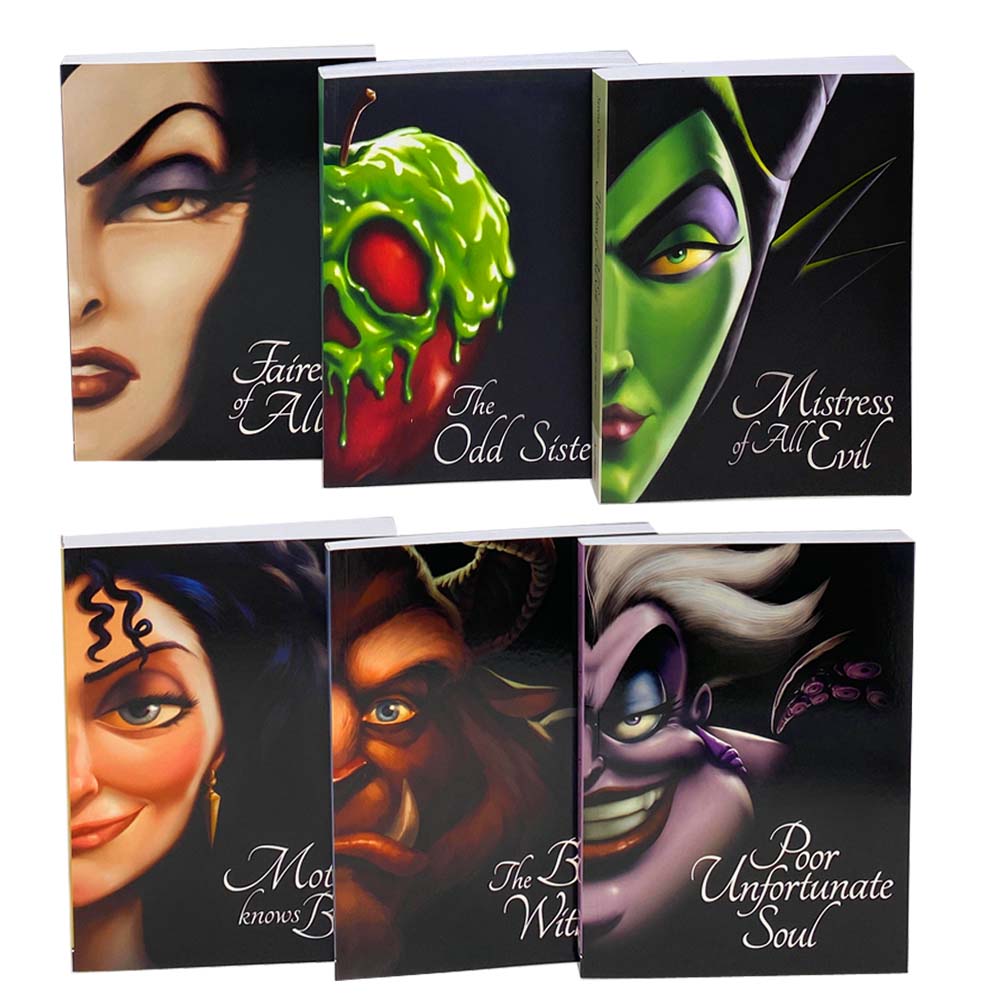 Disney Villain Tales Collection 6 Books Set By Serena Valentino (Children Books)