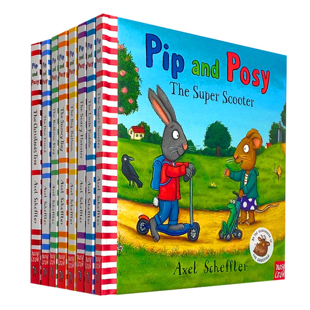 Pip and Posy 8 Books Set Collection by Axel Scheffler (Hardback)