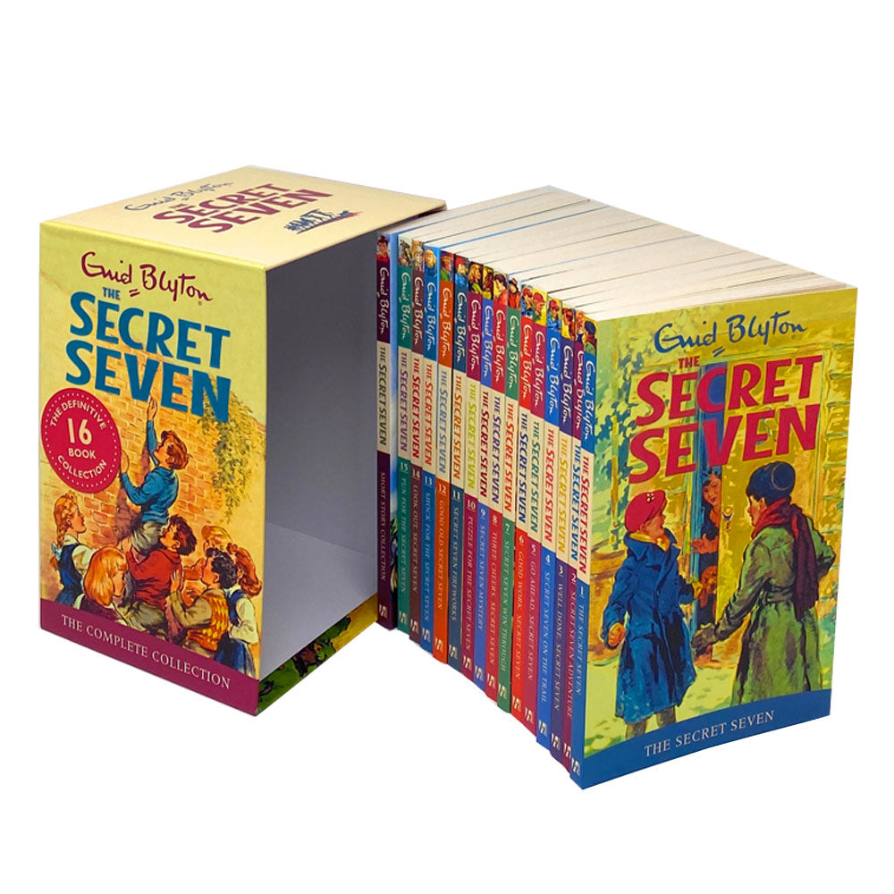 Enid Blyton's Secret Seven: Complete 16-Book Box Set - Classic Adventure & Mystery Stories for Kids, Young Readers, Families & All Ages