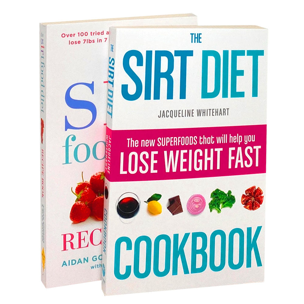 The Sirt Food Diet 2 Book Set Collection By Aidan Goggins & Glen Matten, The Sirt Food Diet Recipe...