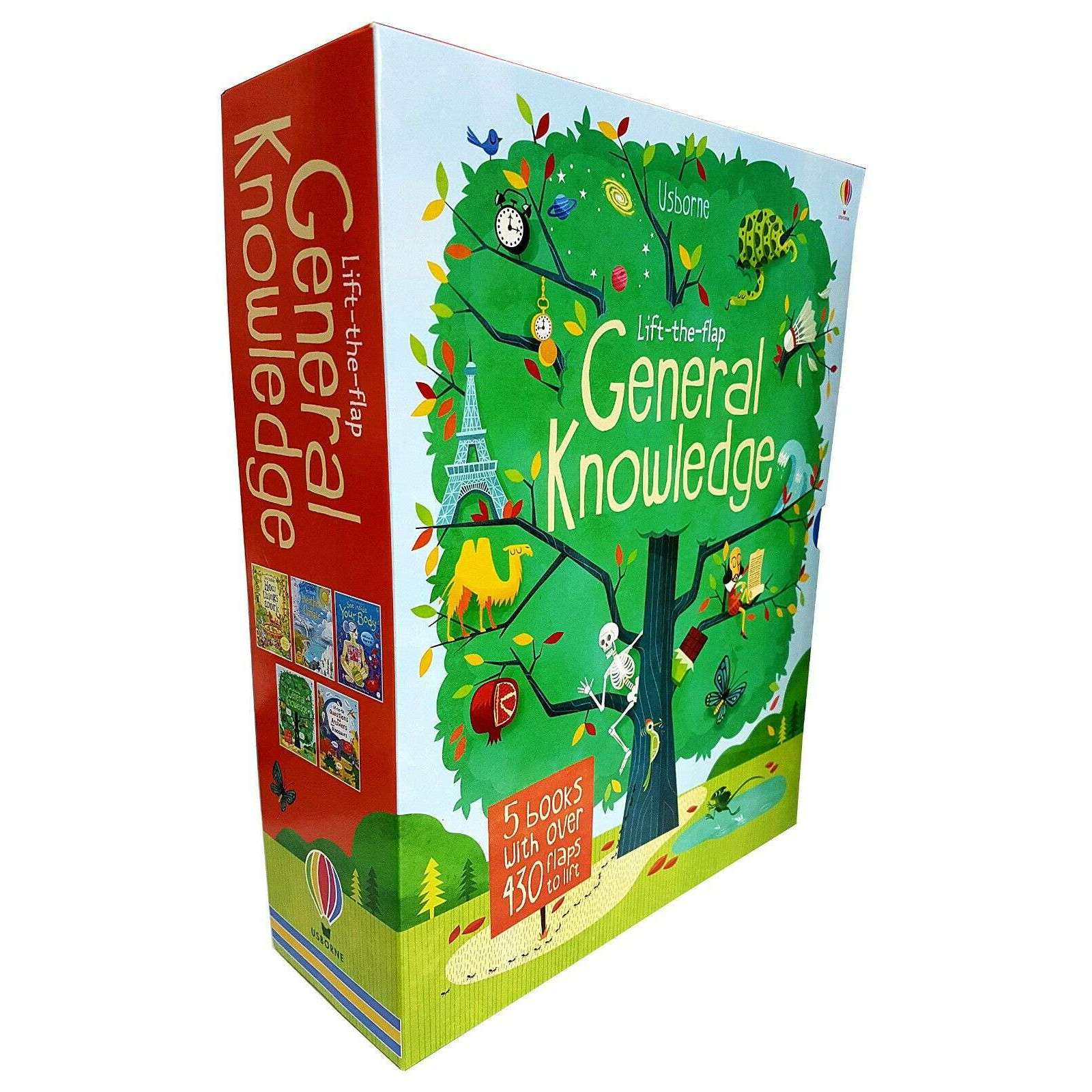 Usborne Lift The Flap General Knowledge 5 Books Collection Box Set