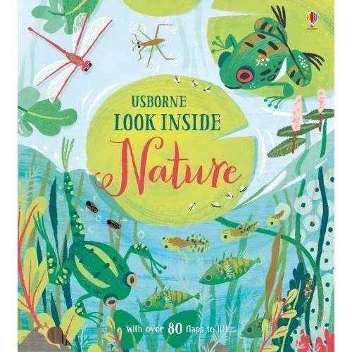 Usborne Look Inside Our world 6 Books Collection Set ( Seas and Oceans, Nature,Our World,Animal Homes,Jungle,Space)