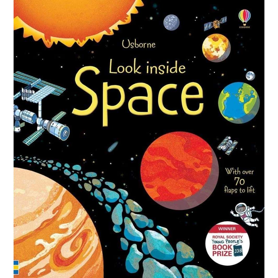 Usborne Look Inside Our world 6 Books Collection Set ( Seas and Oceans, Nature,Our World,Animal Homes,Jungle,Space)