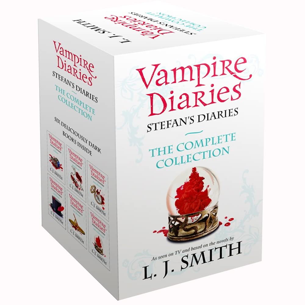 The Vampire Diaries: Stefan's Diaries 1-6 Box Set by L.J. Smith | YA Fantasy, Paranormal Romance, Supernatural, Adventure,Teen Books, Must-Read Series