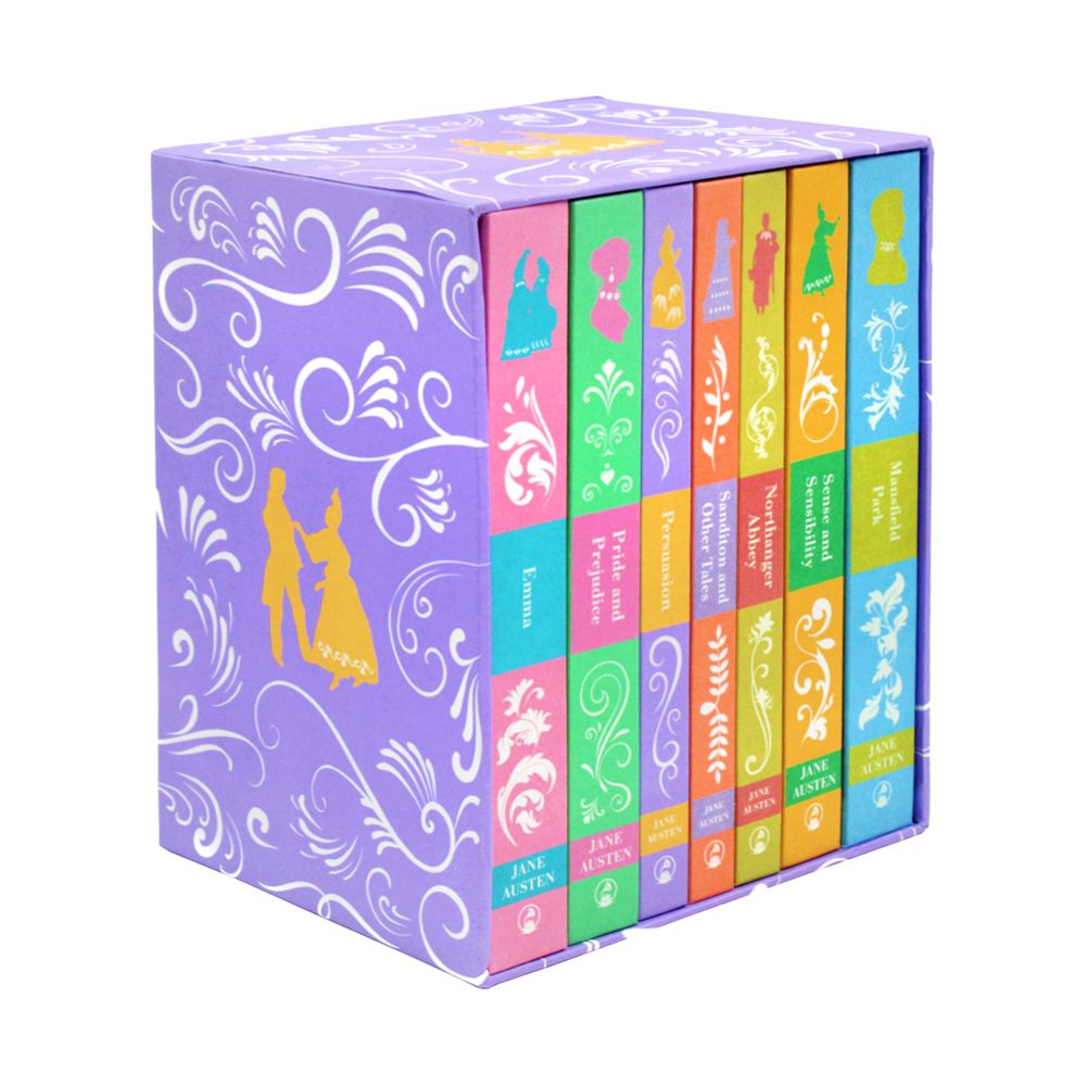 Jane Austen: The Complete 7 Books Hardcover Books Boxed Set (Emma, Pride and Prejudice, Persuasion, Sanditon and Other Tales, Northanger Abbey, Sense and Sensibility & Mansfield)