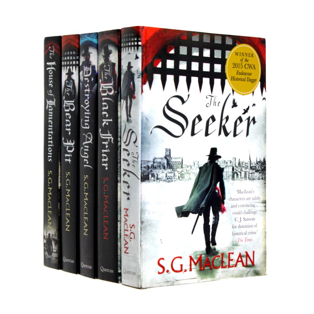 The Seeker Series 5 Books Collection Set By S.G. MacLean (The Seeker, The Black Friar, Destroying Angel, The Bear Pit, The House of Lamentations)