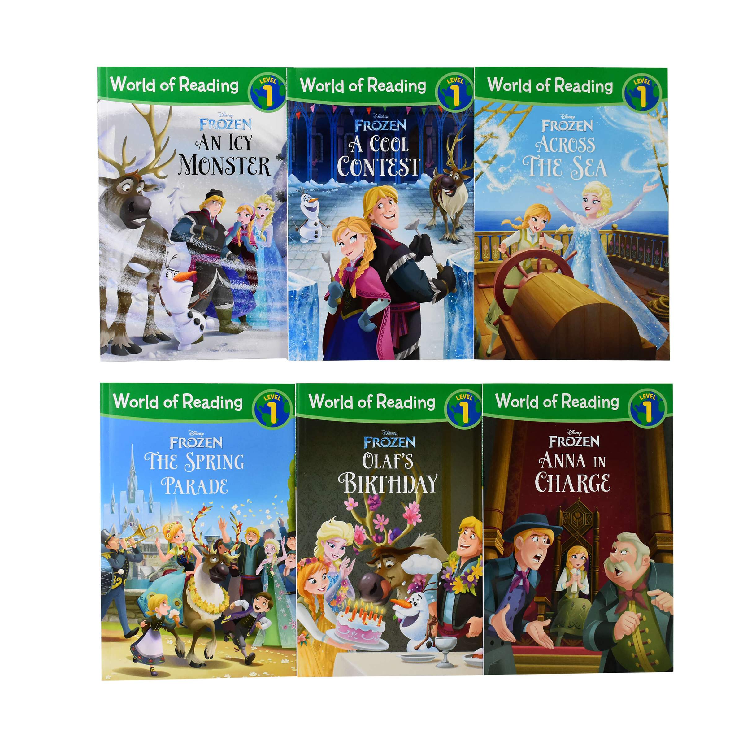 World of Reading Disney Frozen Level 1- 6 Books Set