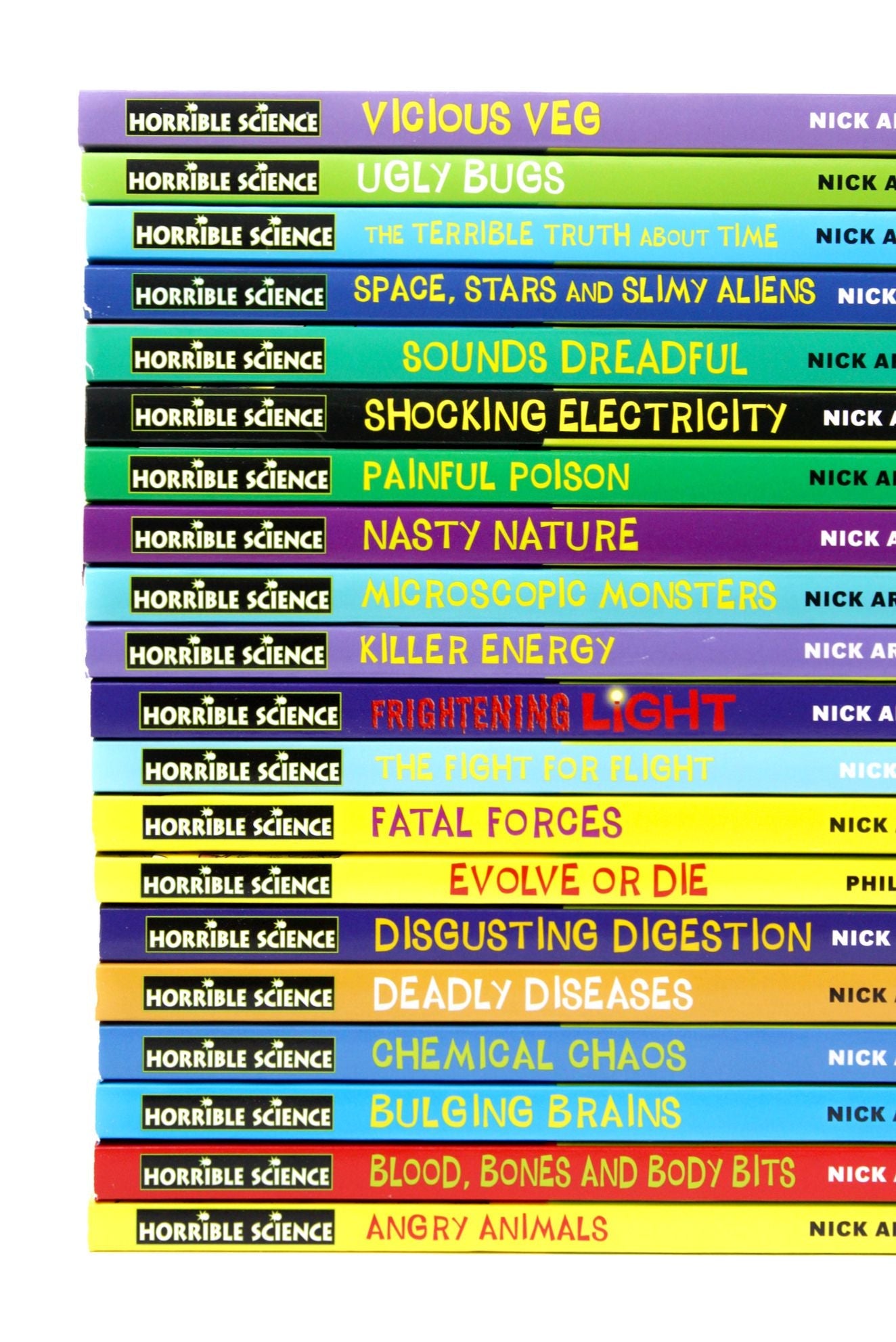 Horrible Science Bulging Box of Books Collection 20 Books Set Paperback By Nick Arnold